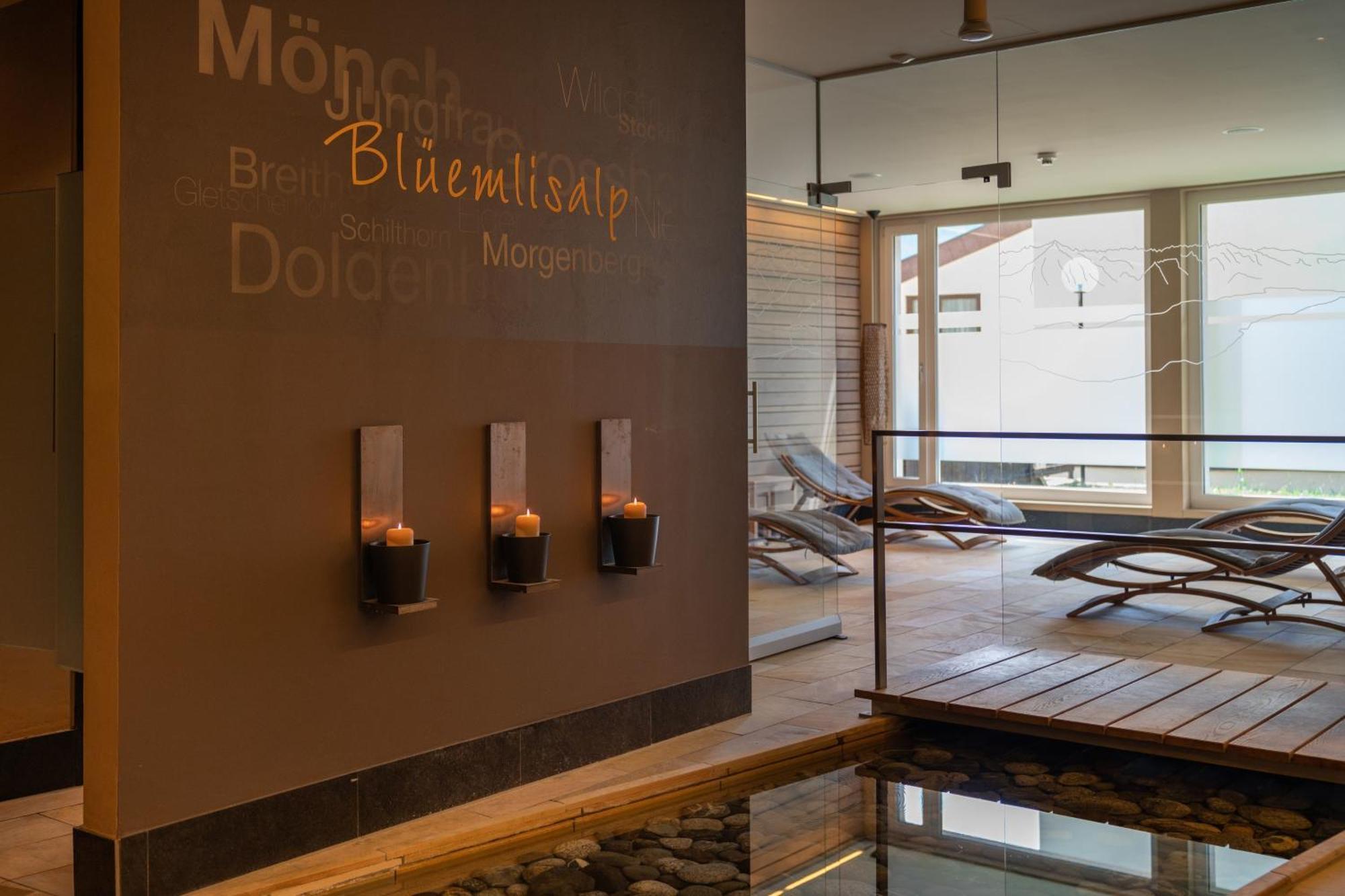 Wohnung Edelweiss Direkt In 4 Sterne Hotel Beatenberg Buitenkant foto