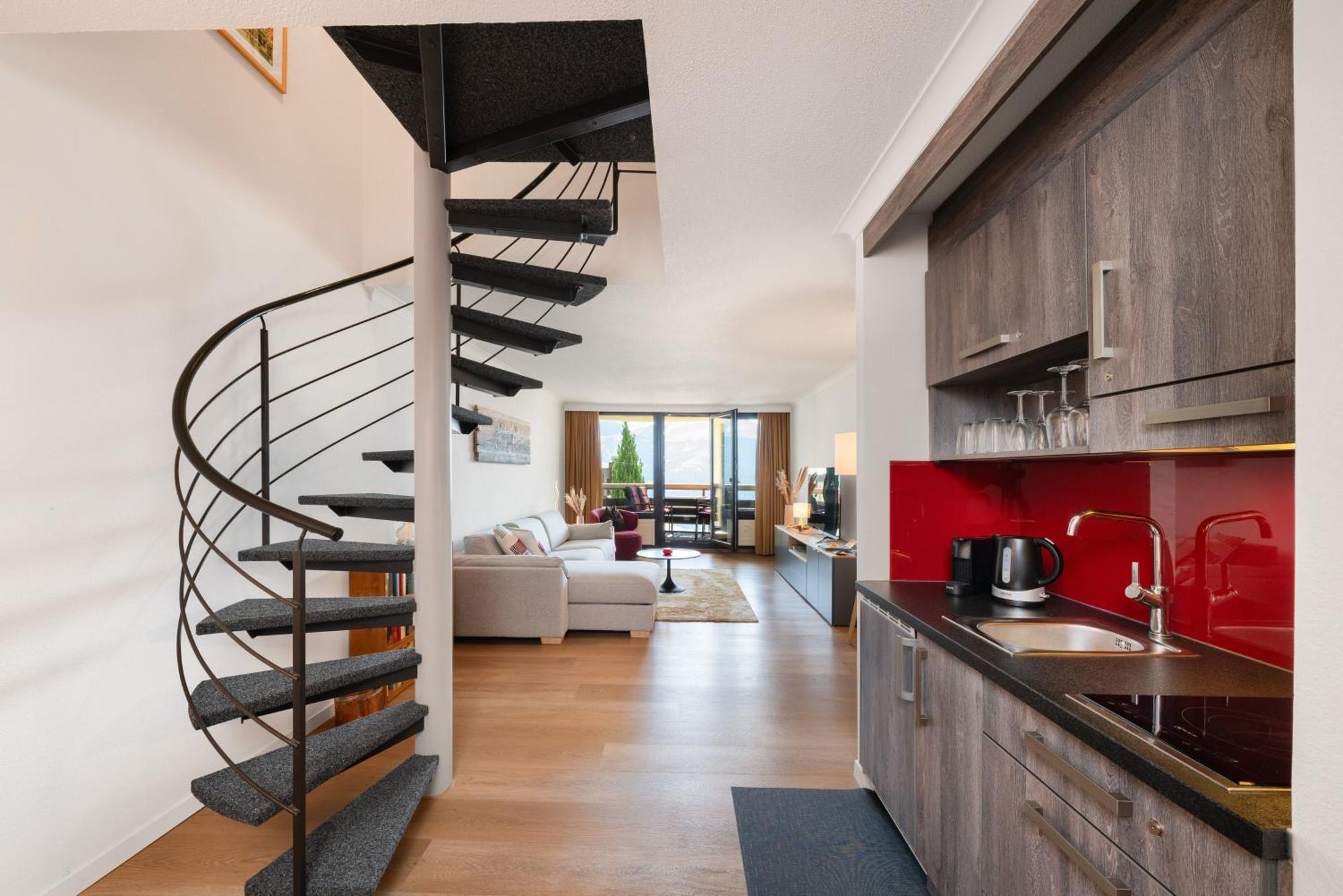 Wohnung Edelweiss Direkt In 4 Sterne Hotel Beatenberg Buitenkant foto