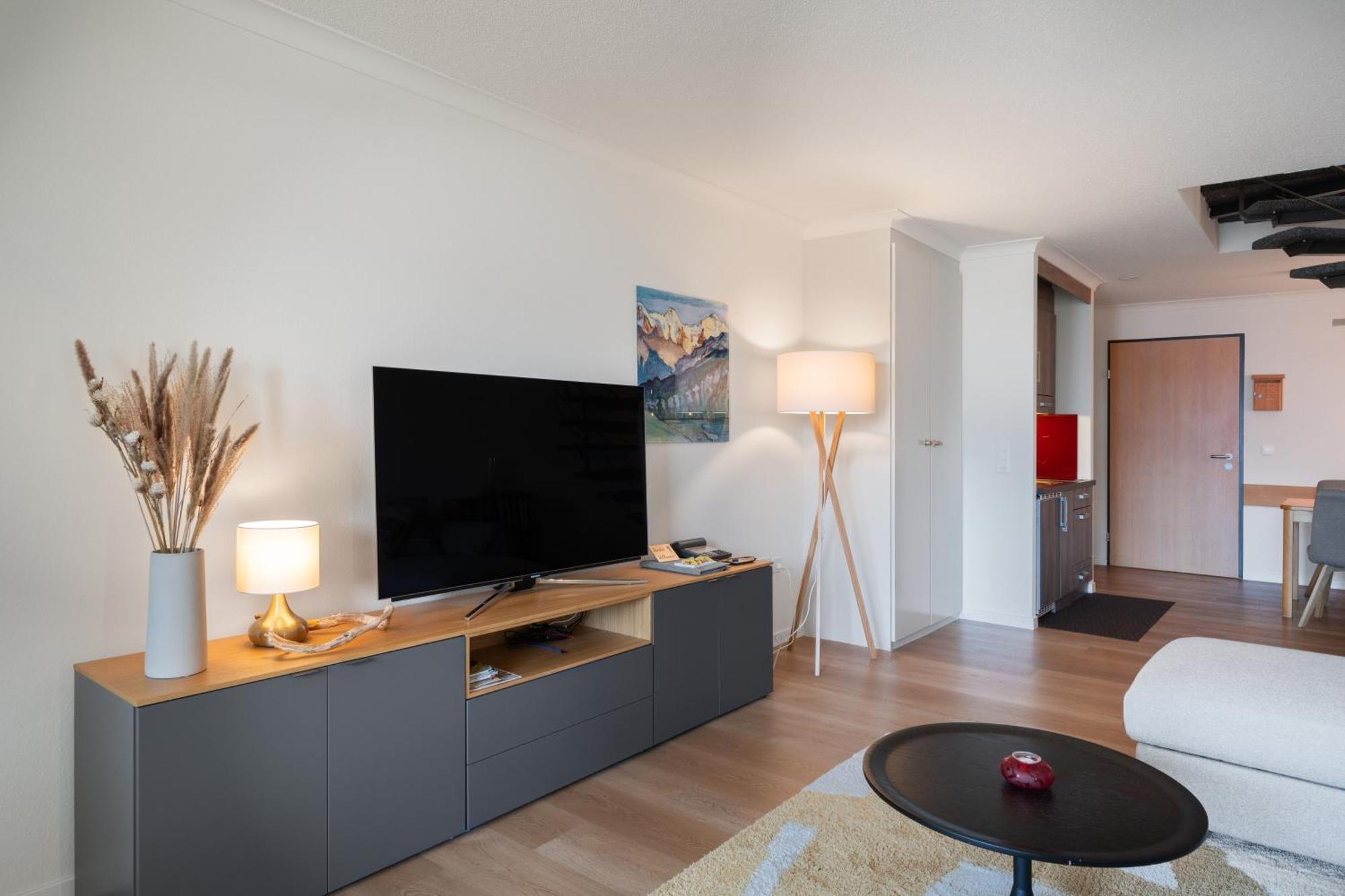 Wohnung Edelweiss Direkt In 4 Sterne Hotel Beatenberg Buitenkant foto